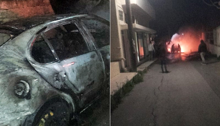 Αναστάτωση στο Αρκαλοχώρι από φωτιά σε αυτοκίνητο