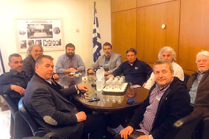 Στην συνάντηση που είχαν χθες με τον υφυπουργό Γιώργο Βασιλειάδη εκπρόσωποι των ομάδων της Γ’ Εθνικής.