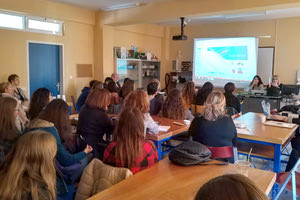 Από το σεμινάριο που οργάνωσε το Ελληνικό Κέντρο Ασφαλούς Διαδικτύου στο 5ο Λύκειο Ηρακλείου