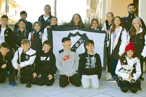 Oι μικροί κολυμβητές του ΟΦΗ (9-12 ετών), στους  Χειμερινοί αγώνες 9-12 ετών, της Περιφέρειας Κρήτης-Ρόδου, που έγιναν στα Χανιά