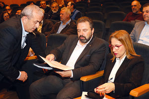 H ημερίδα για την κλιματική αλλαγή στο Επιμελητήριο Ηρακλείου, παρουσία του υπουργού Αγρ. Ανάπτυξης Σταύρου Αραχωβίτη