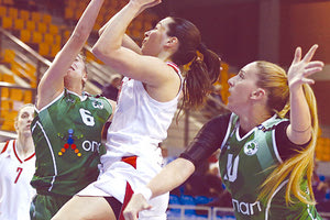 Από το ματς Ολυμπιακός-Παναθηναϊκός στους ημιτελικούς του 20ου φάιναλ φορ του Κυπέλλου Ελλάδας μπάσκετ γυναικών