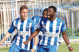 Ο Αργκιλέσι έχει σκοράρει και πανηγυρίζει το «χρυσό» γκολ στο ντέρμπι Ηρόδοτου με τα Τρίκαλα