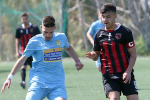 Φάση από το παιχνίδι των Κ19 του Εργοτέλη με την Παναχαϊκή