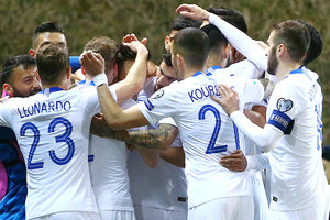 Η Εθνική ποδοσφαίρου στη Ζένιτσα με τη Βοσνία