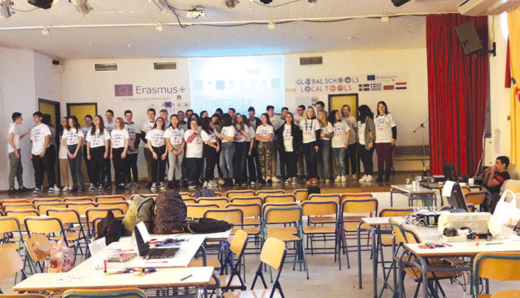 Συνάντηση 4 σχολείων στο πλαίσιο του Erasmus στο 7ο Λύκειο Ηρακλείου
