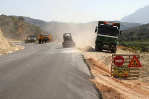 Τo έργο της διαμόρφωσης του δρόμου της Μεσσαράς