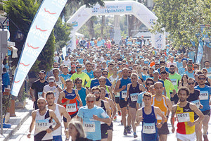 Μεγάλη αναμένεται να είναι και αύριο η συμμετοχή στο Run Greece στο Ηράκλειο