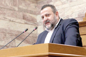 ο βουλευτής της Δημοκρατικής Συμπαράταξης, Βασίλης Κεγκέρογλου.