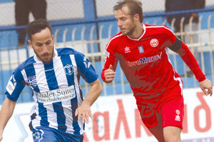 Ο Κασαπάκης σε προσπάθειά του από το ματς του Σαββάτου