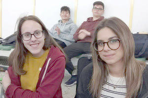 Αθανασάκη Δήμητρα- Εφραιμία (Λύκ. Μελεσσών), Λυγεράκη Στυλιανή (1ο Γαζίου), στο Πανελλήνιο σχολικό πρωτάθλημα Λυκείων σκοποβολής