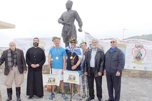 Στιγμιότυπα απο τις απονομές στην εκδήλωση μνήμης και τιμής για τον οπλαρχηγό του Κεραμουτσίου Ηρακλή Κοκκινίδη στο Γάζι.