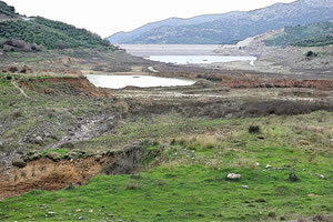 Άποψη του φράγματος Αποσελέμη την 28/3/2018