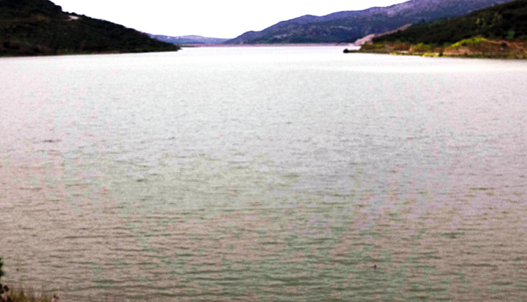 Άποψη του φράγματος Αποσελέμη την 28/2/2019
