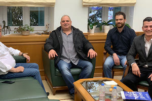 Με τον περιφερειάρχη Κρήτης συναντήθηκε το προεδρείο της Ένωσης Αστυνομικών Υπαλλήλων νομού Λασιθίου