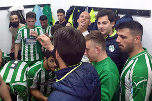 Πανηγυρικό το κλίμα στα αποδυτήρια του ΠΟΑ