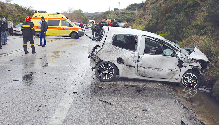Η Κρήτη έχει τη θλιβερότερη πρωτιά στα τροχαία