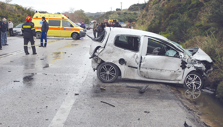 Η Κρήτη έχει τη θλιβερότερη πρωτιά στα τροχαία