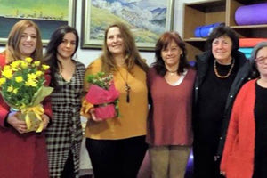 Ενημερωτική συνάντηση για την ενδοοικογενειακή βία και τον σχολικό εκφοβισμό στην αίθουσα του Πολιτιστικού Συλλόγου Αθανάτων.