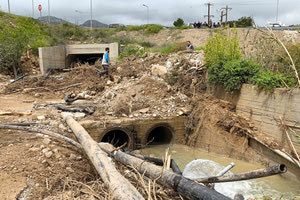 αποκατάσταση των ζημιών που προκλήθηκαν από τις αλλεπάλληλες κακοκαιρίες κι έπληξαν την Κρήτη