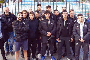 Η ομάδα πόλο Νέων Ανδρών του ΟΦΗ στο Πανελλήνιο πρωταθλήμα