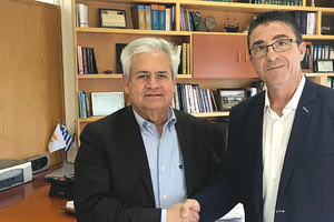 Ο Αντώνης Βασιλάκης με τον Κώστα Μαμουλάκη