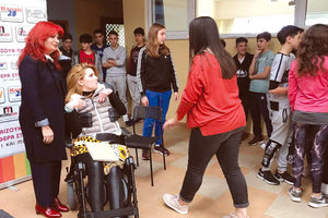 Η Μυρτώ με τη μητέρα της