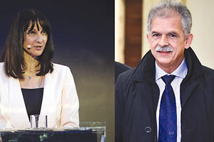 Η επιλογή της υπουργού Τουρισμού Ελενας Κουντουρά και του πρώην βουλευτή του Ποταμιού Σπύρου Δανέλλη στο ευρωψηφοδέλτιο ΣΥΡΙΖΑ