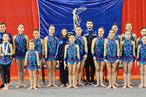 Η ομάδα του Φιλαθλητικού που πήρε μέρος στους αγώνες