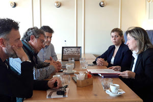 Η υποψήφια δήμαρχος Ηρακλείου Ευαγγελία Σχοιναράκη – Ηλιάκη πραγματοποίησε συνάντηση στα γραφεία του «Ηράκλειο» ΟΑΑ.