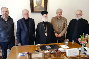 Συνάντηση με τον Αρχιεπίσκοπο κ. Ειρηναίο είχε ο δήμαρχος Ηρακλείου Βασίλης Λαμπρινός