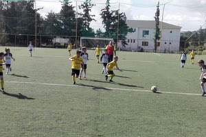 Φάση απο το παιδικό τουρνουά ποδοσφαίρου του ΔΟΠΑΦΜΑΗ