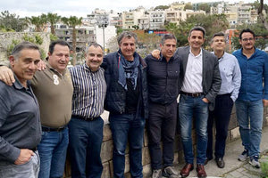  Με τη διοίκηση του αρχαιότερου αθλητικού ομίλου του Δήμου Ηρακλείου, το “ΗΡΑΚΛΕΙΟ” Ο.Α.Α συναντήθηκε ο υποψήφιος δήμαρχος Ηρακλείου Πέτρος Ινιωτάκης, συνοδευόμενος από στελέχη της “Συν+Πράξης Δημοτών” και της Άμεσης Δημοκρατίας”