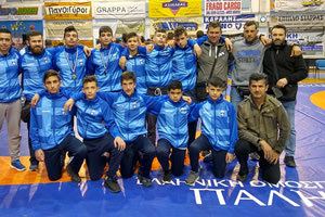 Η ομάδα του Μίνωα που πήρε μέρος στο Πανελήνιο