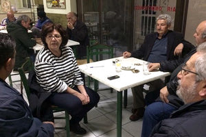 Επίσκεψη στην πλατεία Σινάνη, πραγματοποίησε η υποψήφια δήμαρχος Ηρακλείου, επικεφαλής της παράταξης «Ηράκλειο εν Αλλαγή», Λιάνα Σταρίδα