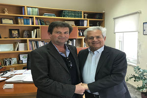 Κώστας Φαραζάκης και Κώστας Μαμουλάκης.