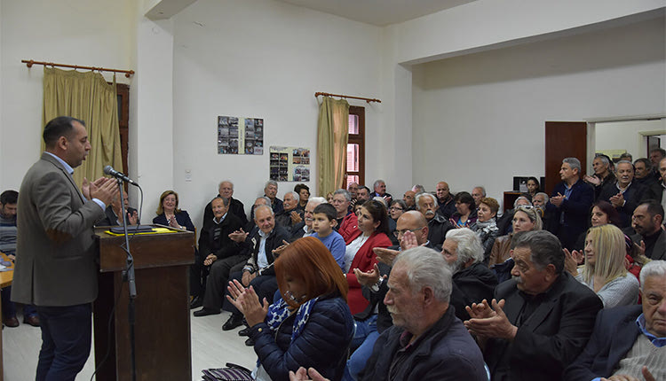 Από τον Κρουσώνα άρχισε τις περιοδείες του ο Κώστας Φασουλάκης
