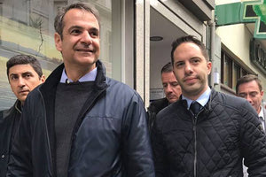 Μητσοτάκης και Βαρουξής.