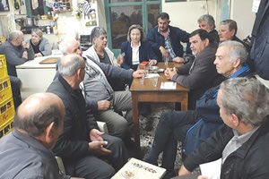 Σε οικισμούς η Βαγγελιώ Σχοιναράκη