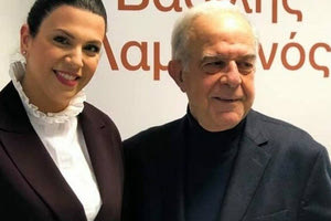 Με τον Βασίλη Λαμπρινό η Μαρία Σπυριδάκη