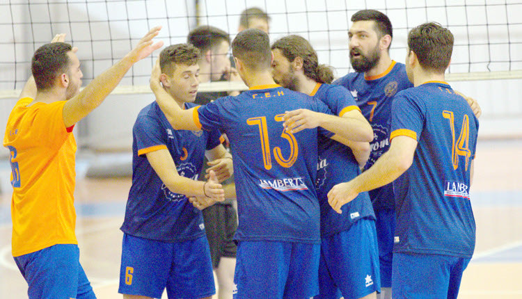  οι άνδρες της ΓΕΗ που επέστρεψαν στην Α2 πανηγυρίζουν