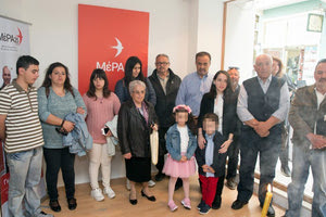 Παρουσία των υποψήφιων ευρωβουλευτών Γιώργου Λογιάδη και Ελευθερίας Κατσούλη πραγματοποιήθηκαν τα εγκαίνια του πολιτικού γραφείου του ΜέΡΑ25 στο Ηράκλειο