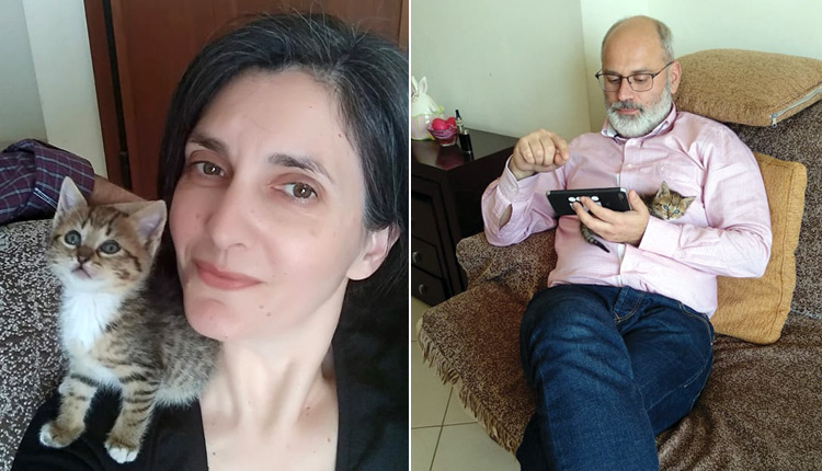 Η Νίκη Πιπεράκη - Δασκαλάκη και ο Ανδρέας Δασκαλάκης με τη... Σουβλίτσα