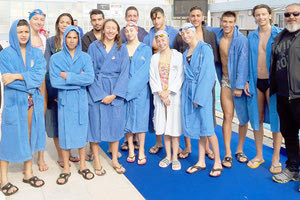 Η ομάδα των Δελφινιών που πήρε μέρος στα Βενιζέλεια