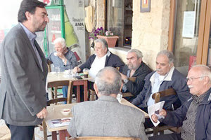 Από τις επισκέψεις του υποψήφιου Περιφερειακού Συμβούλου