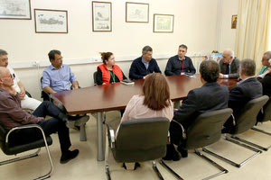 Συνάντηση Λαμπρινού με τη διοίκηση και το προσωπικό του Βενιζελείου