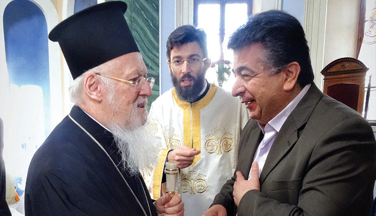Με τον Οικουμενικό Πατριάρχη, κ. Βαρθολομαίο ο πρωτοψάλτης Ανδρέας Γιακουμάκης