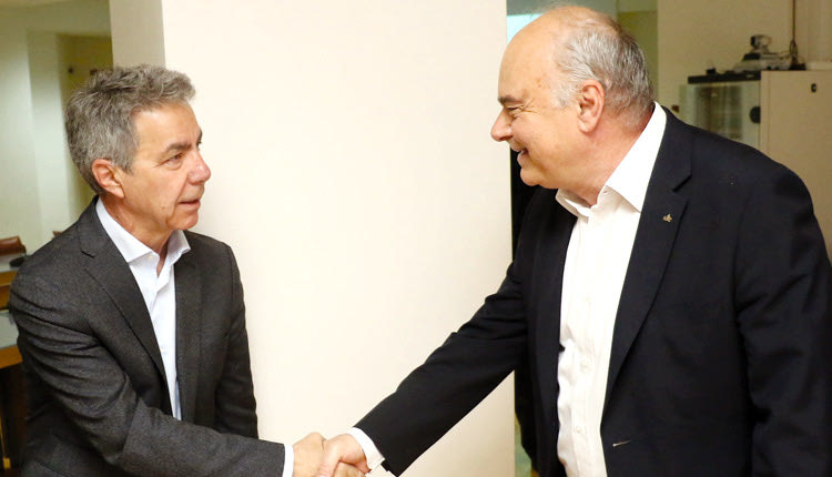 Ο κ. Κασίμης με τον κ. Αλιφιεράκη για τα καταδυτικά πάρκα