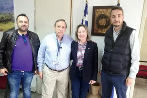 Επίσκεψη στο αεροδρόμιο «Νίκος Καζαντζάκης» πραγματοποίησε η υποψήφια δήμαρχος Ηρακλείου, κ. Ευαγγελία Σχοιναράκη – Ηλιάκη