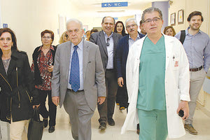 επισκέψεις στο ΤΕΙ Κρήτης, το Πανεπιστήμιο Κρήτης, το Ίδρυμα Τεχνολογίας και Έρευνας και το ΠΑΓΝΗ πραγματοποίησε ο δήμαρχος Ηρακλείου Βασίλης Λαμπρινός